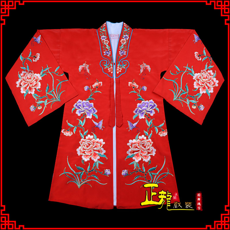 寻甸青衣花旦戏服 好绉小叶牡丹女披